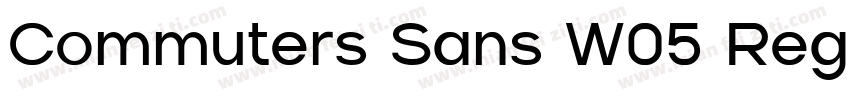 Commuters Sans W05 Regular字体转换